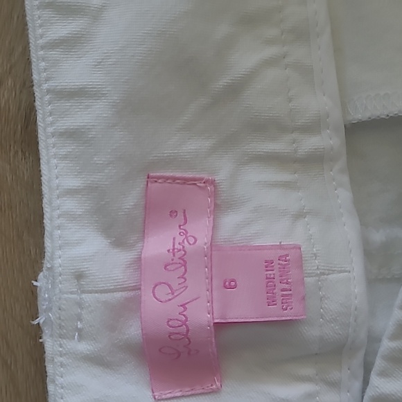 Lilly Pulitzer Women's White Jeans Size 6 - Picture 5 of 8